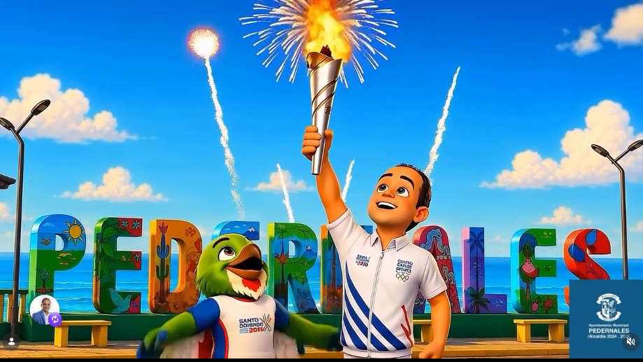 El Ayuntamiento Municipal de Pedernales, encabezado por el alcalde Alfredo Francés, dio inicio al recorrido nacional de la antorcha de los Juegos Centroamericanos y del Caribe 2026, celebrando un momento histórico para toda la provincia con el paso de la llama de los valores “Wiche García Saleta”.